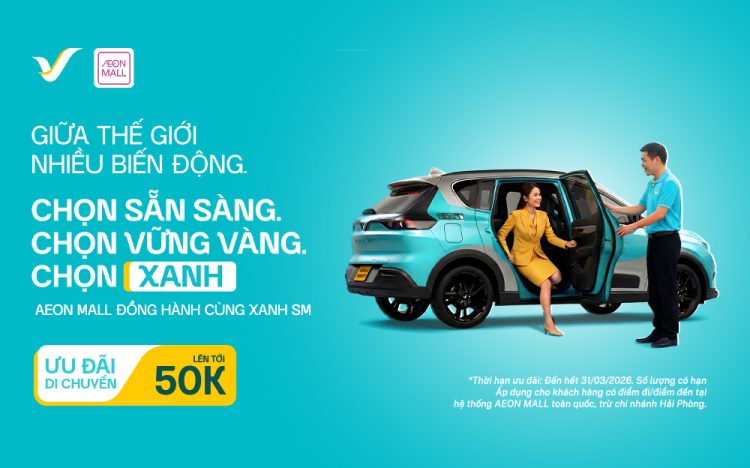 Đi AEON MALL Hà Đông– Có Xanh SM lo!