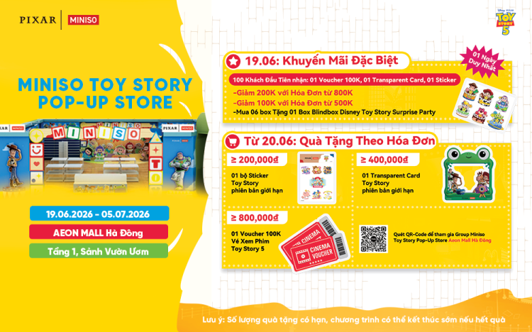 Miniso Toy Story Pop-Up Store
